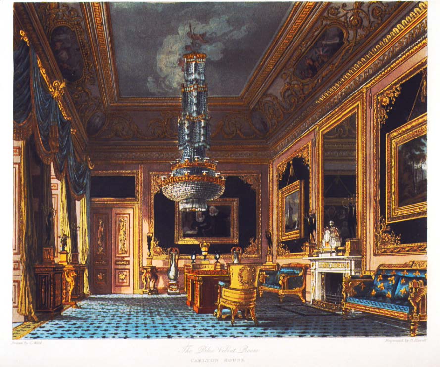 Blue velvet room, Carlton House