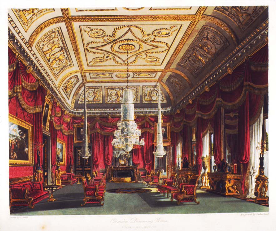 Crimson drawing room, Carlton House